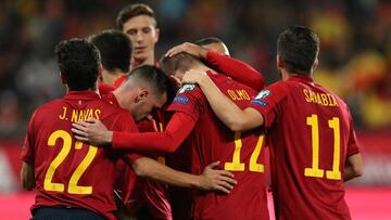 1x1 de España: exhibición de Sarabia y debut soñado y con gol de Pau Torres y Dani Olmo