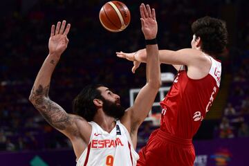 Ricky Rubio y Cedi Osman.