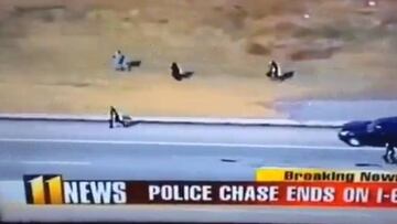 Es tan sumamente salvaje la persecución de este policía que piden su fichaje para la NFL