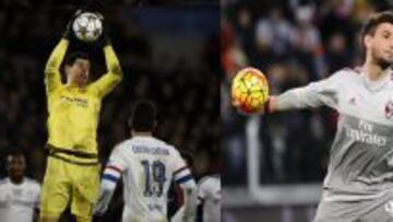 Courtois y Donnarumma.