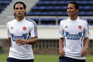 Los dos delanteros han compartido en 16 partidos, dos de ellos en el Mundial de Rusia 2018. La participación común en goles es de 4, con dos tantos para cada uno con asistencia del otro.