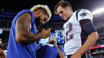 Tom Brady le pidió un autógrafo a Odell Beckham Jr.