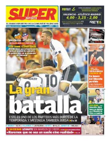 Portadas de la prensa mundial