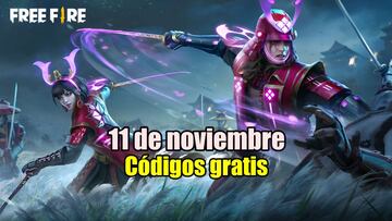 Códigos Free Fire de hoy 11 de noviembre de 2021; todas las recompensas gratis