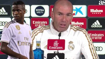 Zidane explica por qué Vinicius pasó de titular a suplente