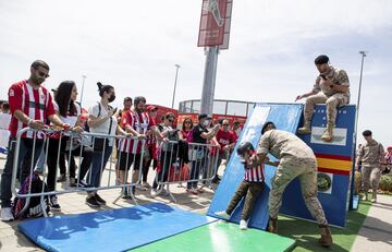 El Atleti celebra el Día del Niño en el Metropolitano