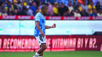 Salomon Rondon celebrates his goal 1-0 of Pachuca during the 14th round match between Pachuca and America as part of the Liga BBVA MX, Torneo Clausura 2025 at Hidalgo Stadium, on April 05, 2025 in Pachuca, Hidalgo, Mexico.