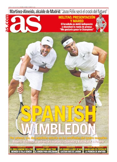 Rafa Nadal a través de las portadas de As