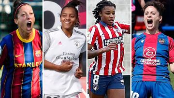 Jenni Hermoso, Geyse, Ludmila y Esther, el duelo de las goleadoras.