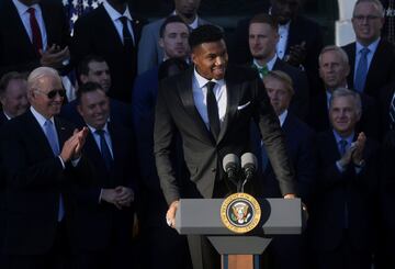 Así fue la visita de los Bucks a la Casa Blanca