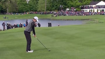 McIlroy firma el mejor golpe del 2016 sobre el lago de Irlanda