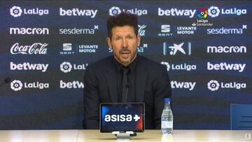 Simeone: "El empate ha sido justo"