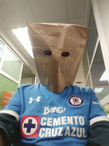 Cruz Azul fue uno de los disfraces más ocurrentes.