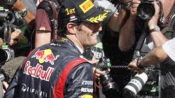 <b>¿JUNTOS EN EL FUTURO? </b>Webber y Alonso, en el podio de Mónaco.