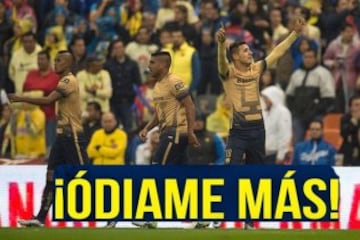 Tras el 0-3 de los Felinos, las imágenes en contra de las Águilas no se hicieron esperar, por ello, aquí tienes los mejores memes que arrojó la ida de la Semifinal.