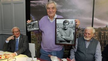 Miguel San Román, en el centro de la imagen.