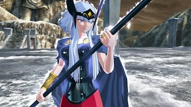 Hilda de Polaris y los guerreros de Asgard en Saint Seiya: Soldier's Soul