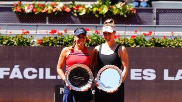 Giulana Olmos se coronó en dobles en el Masters 1000 de Madrid