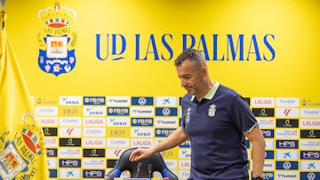 07/03/2025 FUTBOL PRIMERA DIVISION TEMPORADA 24/25 UD LAS PALMAS Rueda de prensa de Diego Martinez