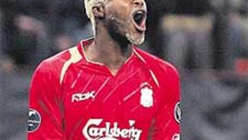 <b>DECIDIÓ CISSÉ. </b>El galo anotó el tanto del Liverpool en Bruselas.