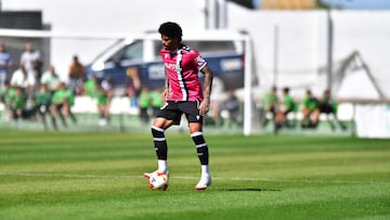 Aridane Hernández, en el choque ante el Juventud de Torremolinos.