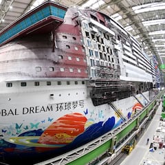 El barco que iba a ser el crucero más grande del mundo se venderá cómo chatarra