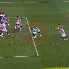 ¿Qué pensará Benítez cuando lo vea? La polémica acción entre Ruiz y Bamba al borde del descanso