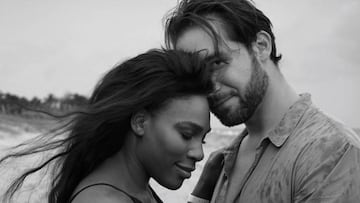 La estrella del tenis Serena Williams y su pareja Alexis Ohanian, el cofundador de la red social Reddit.