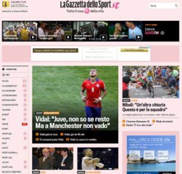 Portadas de la prensa extranjera