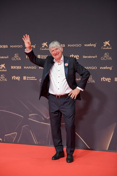 El actor Kandido Uranga posa en la alfombra roja de la 40º edición de los Premios Goya.