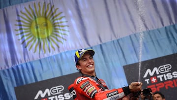 Marc Márquez también dominó en Argentina.