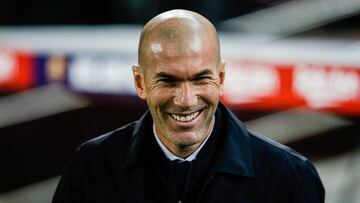 Zidane, en un momento del Cl&aacute;sico del Camp Nou de este 18 de diciembre.