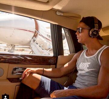 Las fotos m¨¢s graciosas del Instagram de Cristiano