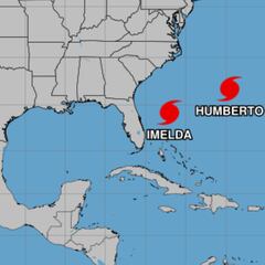 ¿Qué estados están en peligro por los huracanes Imelda y Humberto? Las zonas más afectadas en Estados Unidos