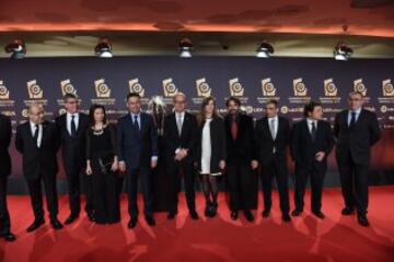 La alfombra roja de los premios de la Liga