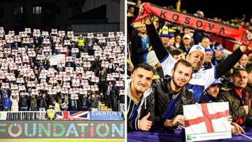 Kosovo recibió de forma cálida a Inglaterra.