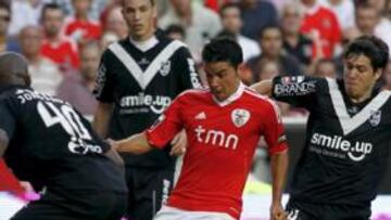 <b>NO LLEGARÁ. </b>Saviola, del Benfica, no jugará en el Granada.