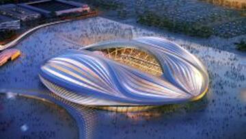 El proyecto del estadio de Al Wakrah.