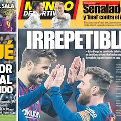 La prensa de Barcelona, rendida a Piqué