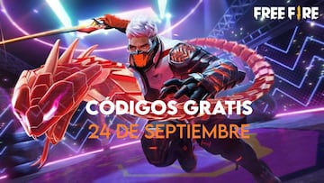 Free Fire | Códigos de hoy sábado 24 de septiembre de 2022: recompensas gratis