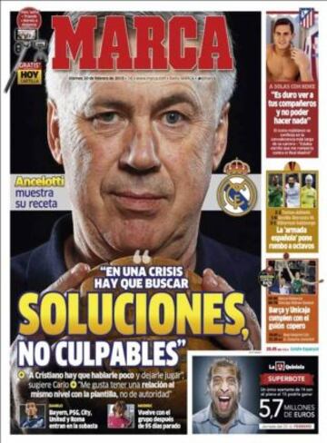 Portadas de la prensa deportiva