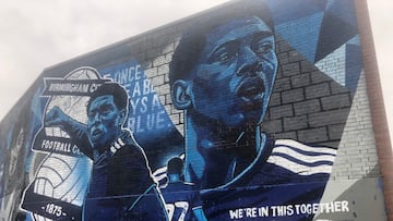 Mural dedicado a Bellingham en su ciudad, Birmingham.