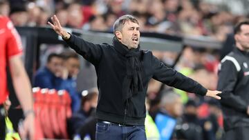 Coudet en el último partido.