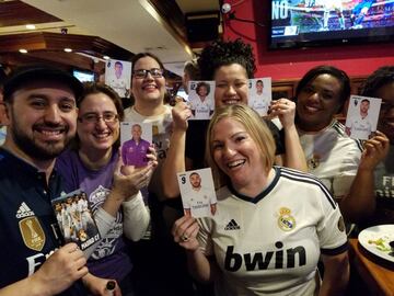 Las peñas del Madrid en Estados Unidos vibran con El Clásico