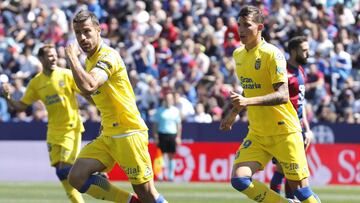 08/04/18 PARTIDO PRIMERA DIVISION LEVANTE - LAS PALMAS
 JORNADA 31
 LEVANTE UD - LAS PALMAS 
 GOL 1-1 DAVID GARCIA ALEGRIA