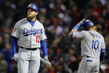 Max Muncy no pudo ser pilar fuerte en la derrota. 