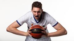 Laurynas Birutis, durante las fotos oficiales de la ACB.