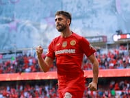 Soccer Football - Liga MX - Toluca v Cruz Azul - Estadio Nemesio Diez, Toluca, Mexico - February 7, 2026 Toluca's Paulinho celebrates scoring their first goal REUTERS/Eloisa Sanchez