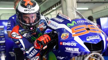 Jorge Lorenzo, en su &eacute;poca en Yamaha.