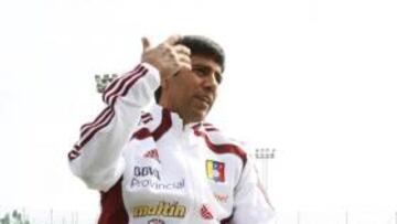<b>César Farías</b>, seleccionador de Venezuela.